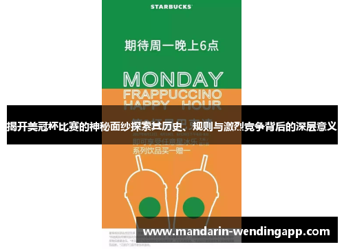 揭开美冠杯比赛的神秘面纱探索其历史、规则与激烈竞争背后的深层意义