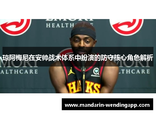 琼阿梅尼在安帅战术体系中扮演的防守核心角色解析