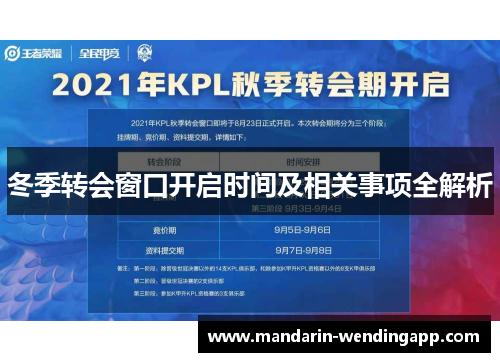 冬季转会窗口开启时间及相关事项全解析