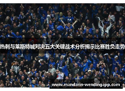 热刺与莱斯特城对决五大关键战术分析揭示比赛胜负走势