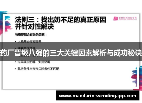 药厂晋级八强的三大关键因素解析与成功秘诀